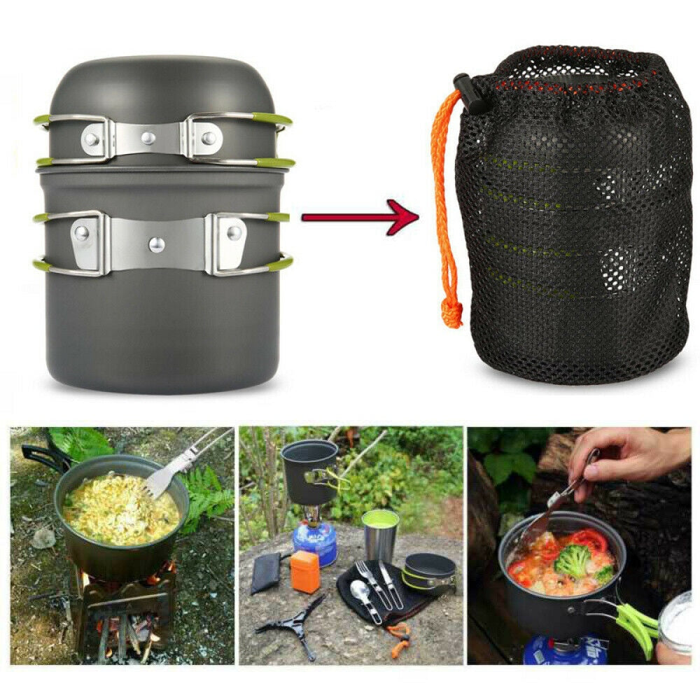Camping koke utstyr sett
